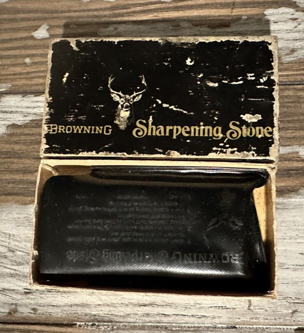 Vintage Browning Sharpening Stone Model 1018 eBay