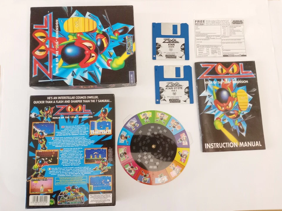 Bundle Of 6 Vintage Atari ST Games UNTESTED - Imagen 3 de 4