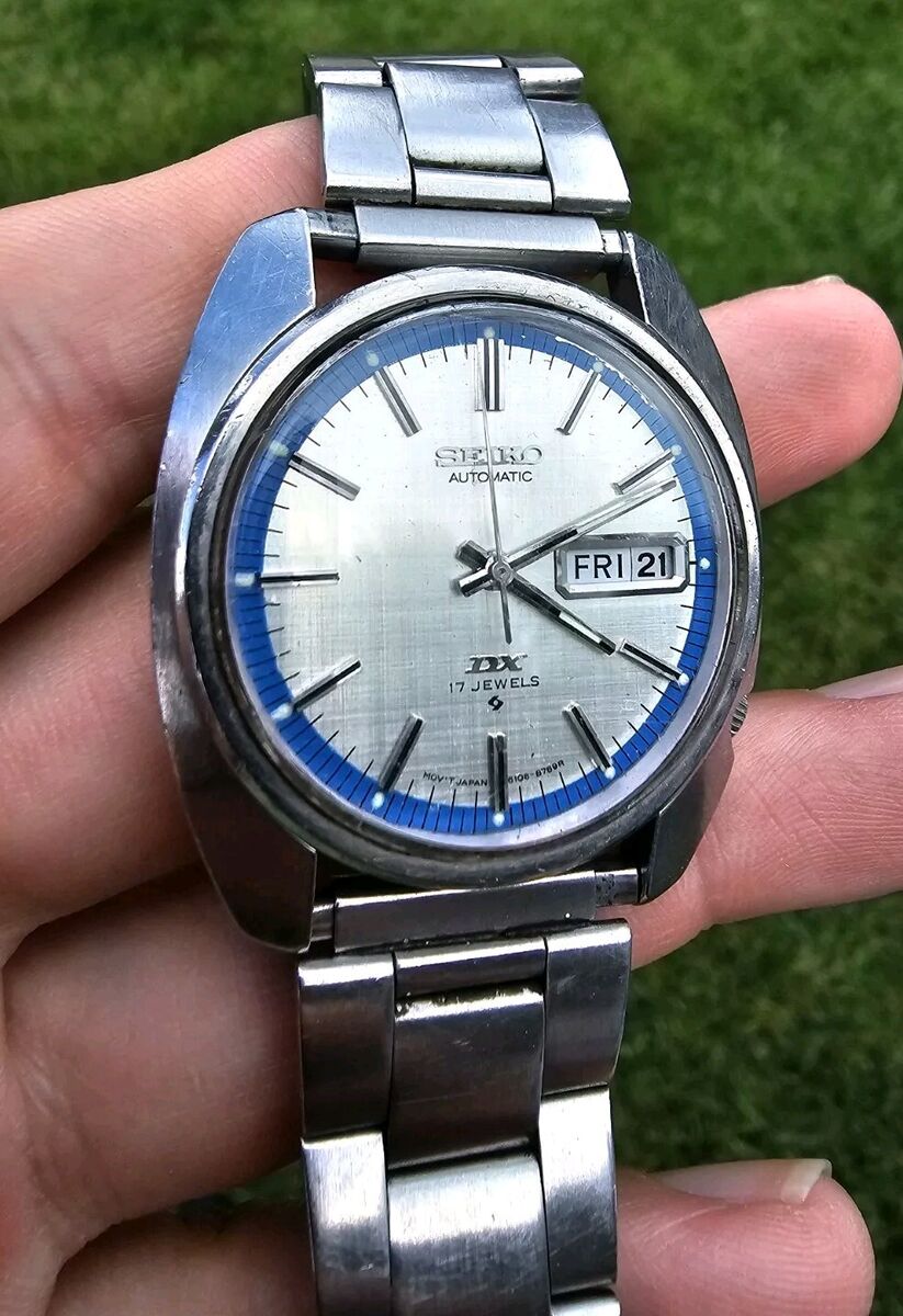 Vintage Seiko DX Automatic 17J Day Date Calendar 6106-8609 Vintage Seiko DX Automatic 17J Day Date Calendar 6106-8609