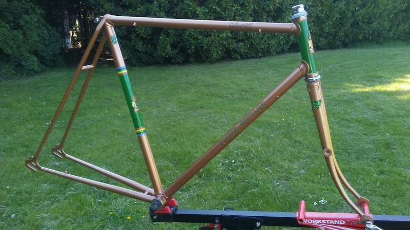 VINTAGE CLAUD BUTLER OLYMPIC FRAME + FORKS.. LOOK !!