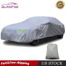 Universal Car Cover Waterproof Winter Protection Fit Sedan Length 170