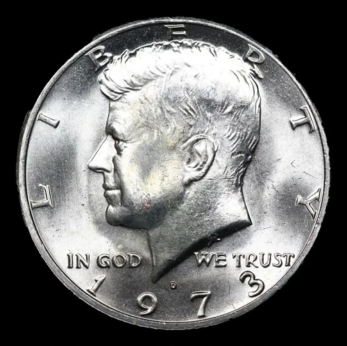 1973-D Kennedy Half Dollar — photo from the most recent tracked eBay sale
