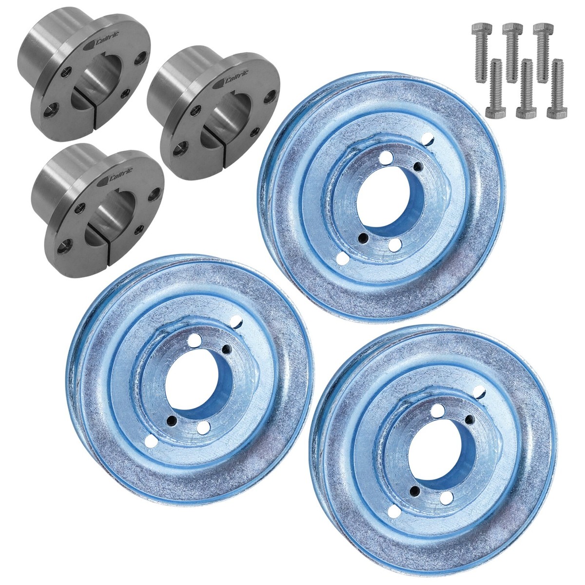 2 Pulegge Mandrino Con Mozzo Caltric Per Scag SCR42 SCZ52 – Ricambi 483284, 481233
