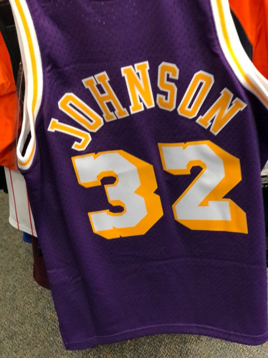Magic Johnson NBA Jersey Los Angeles Lakers MENS MITCHELL & NESS