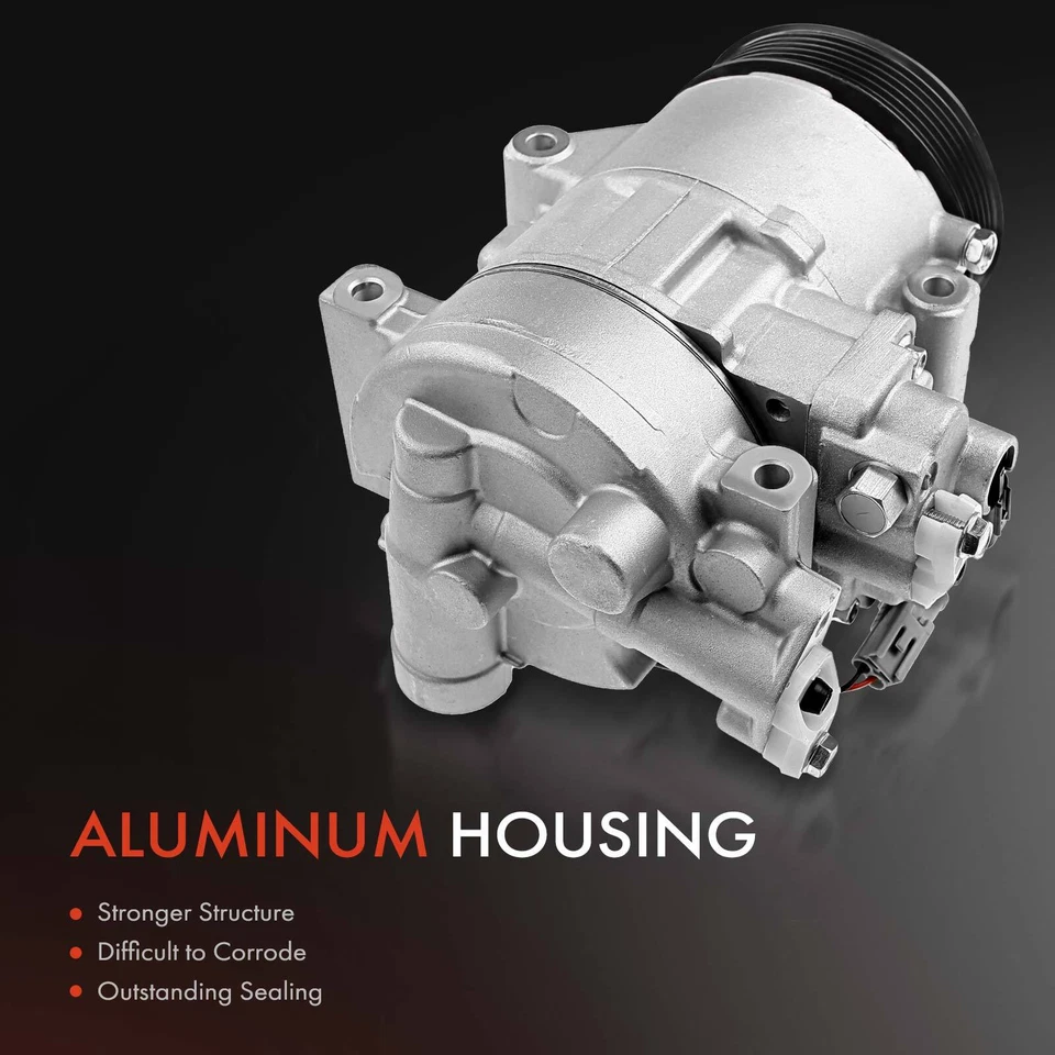 Compresor de CA con compresor TSE14C para Subaru Outback Legacy 2010-2019 Impreza Foto 4 de 4