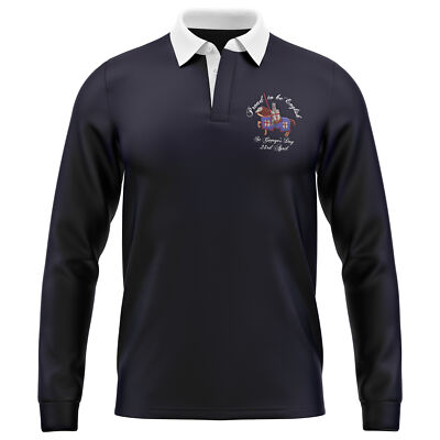 Embroidered Proud to be English Rugby Shirt Saint George Jersey for Men