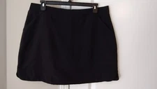 32° DEGREES Ladies' Skort Shirt Black XL EUC