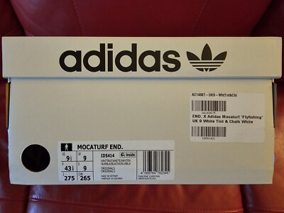 Size 9.5 - adidas END. x Mocaturf Flyfishing Pack - White Tint