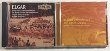 ELGAR Symphony 1 LSO DAVIS & Pomp & Circumstance Marches BOUGHTON CDs