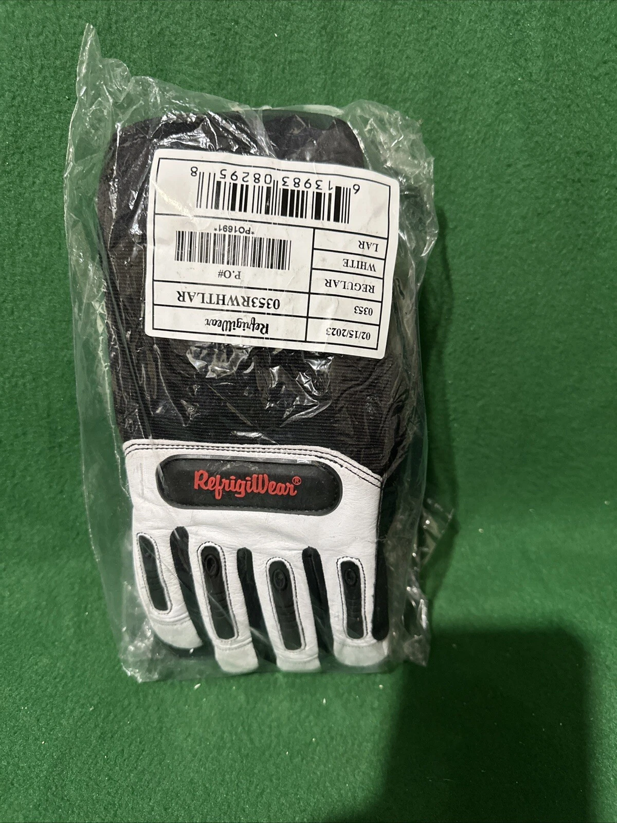 RefrigiWear Ergo Goatskin Work Gloves - Durable, Insulated, High-Dexterity Cold
