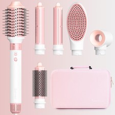 6 in 1 Professional Hot Air Styler  Hair Dryer Brush with 110,000 RPM Negative