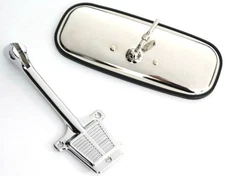 60-71 Chevy/GMC C10 Truck Interior Chrome Rear View Mirror & Bracket 