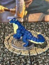 Guard Drake D&D Miniature Dungeons Dragons Return of the Dragons 22 lizard blue