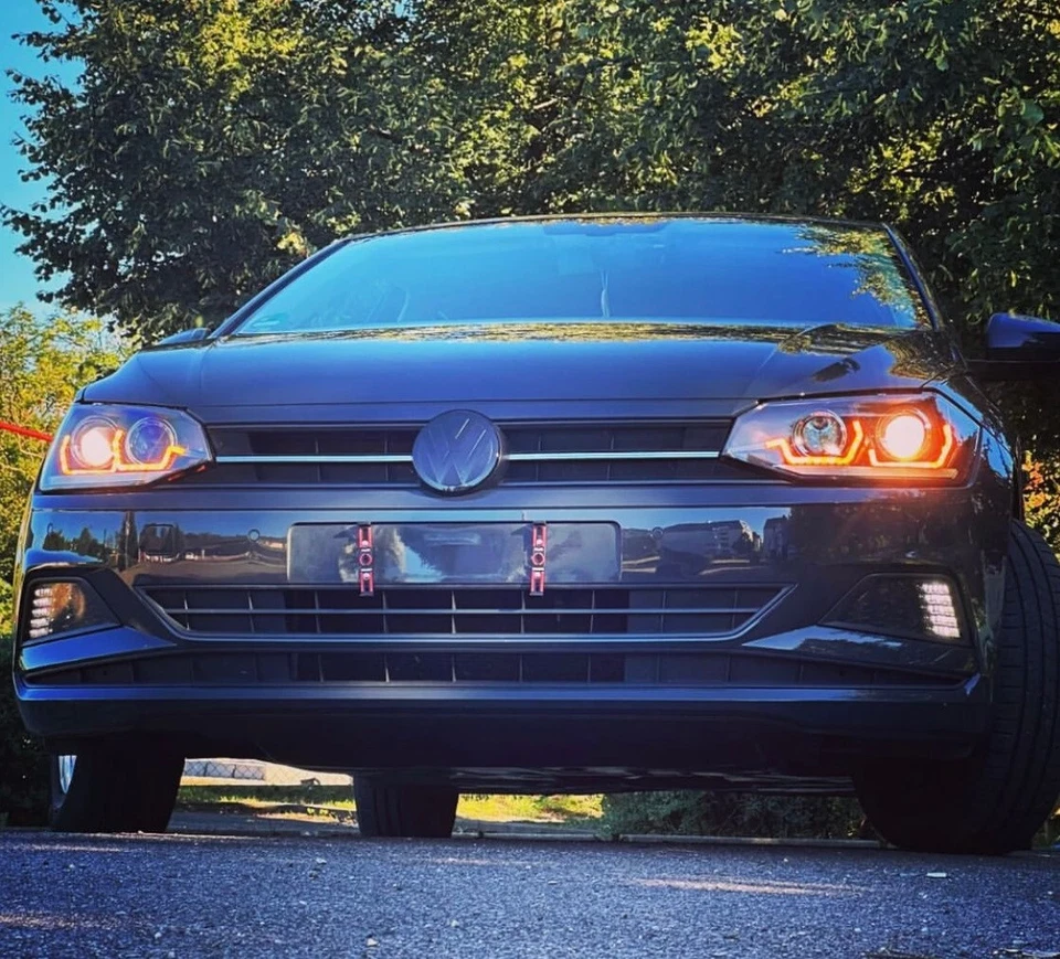 Scheinwerfer passend für VW Polo 6 AW 2017+ schwarz dynamischer Led Laufblinker - Bild 3 von 4