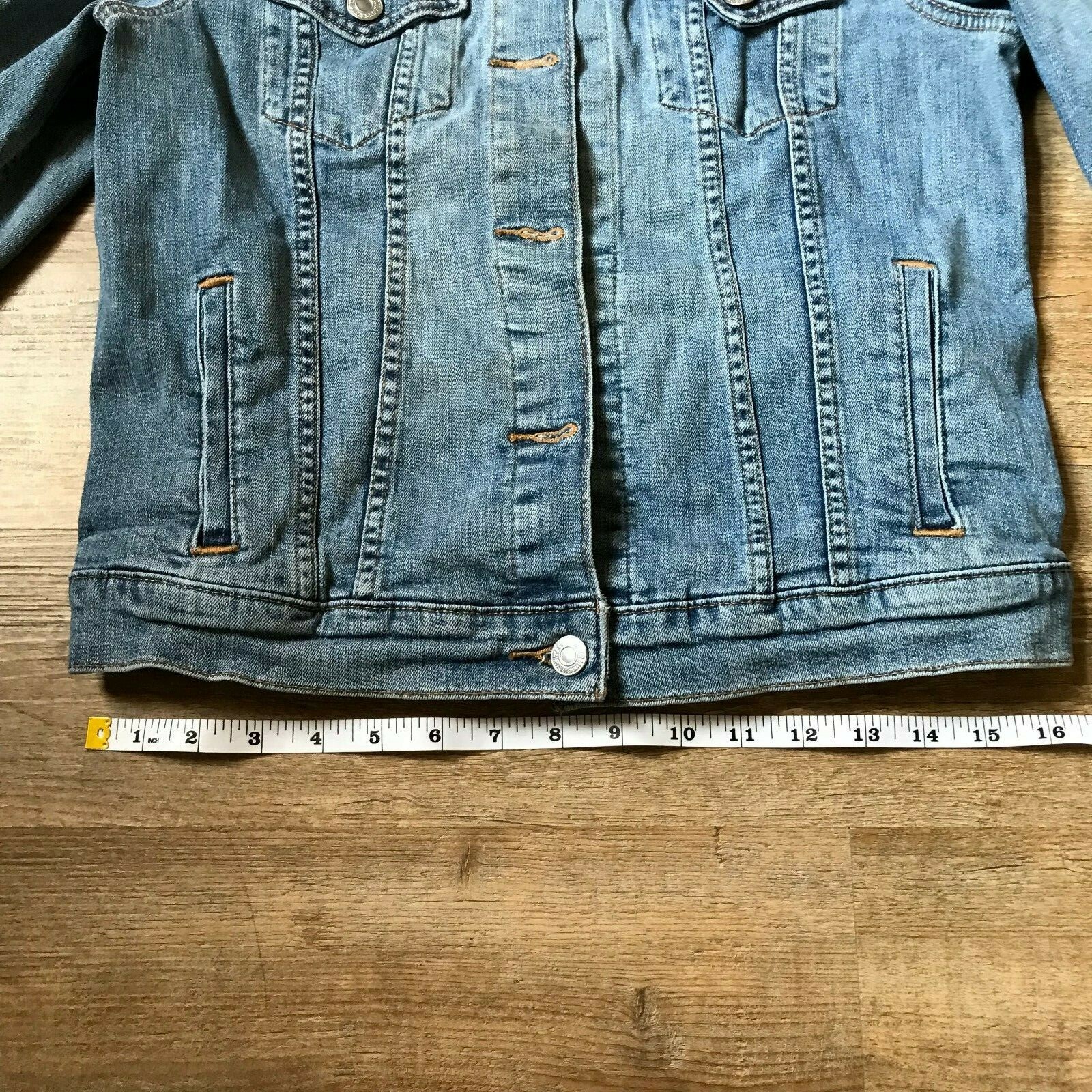 Levi Strauss & Co Original Riveted Blue Denim Jacket … Gem