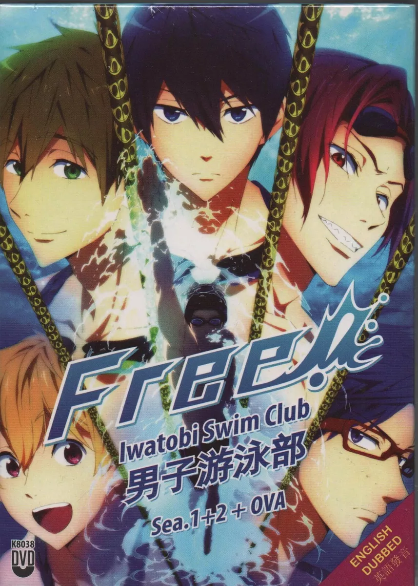 Anime DVD English Dubbed Iwatobi Swim Club Season 1 & 2 OVA for