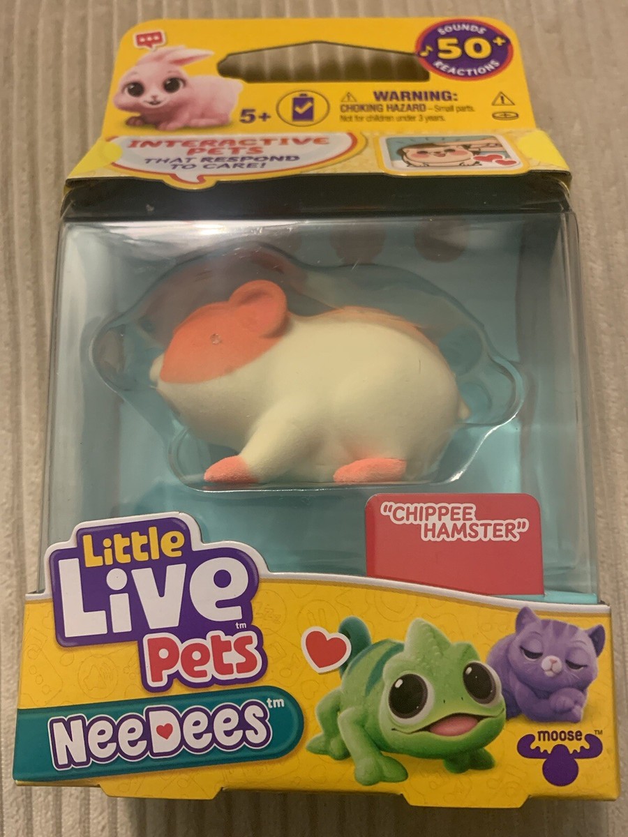 Little Live Pets Needees Chippee Hamster Interactive Toy UK