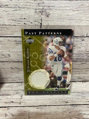 2001 Upper Deck Legends Past Patterns Jerseys #PPPM Peyton Manning