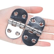 Pair-Boat Stainless Steel Door Hinges Round S...