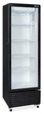 Omcan USA 47460 1-Section Merchandiser Refrigerator w/ Glass Door, in Black, ...