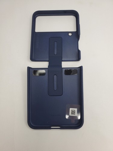 Genuine Samsung Silicone Cover Case with Ring for Galaxy Z Flip4 Navy - USED - Photo 2 sur 2