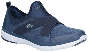 navy blue slip on trainers womens