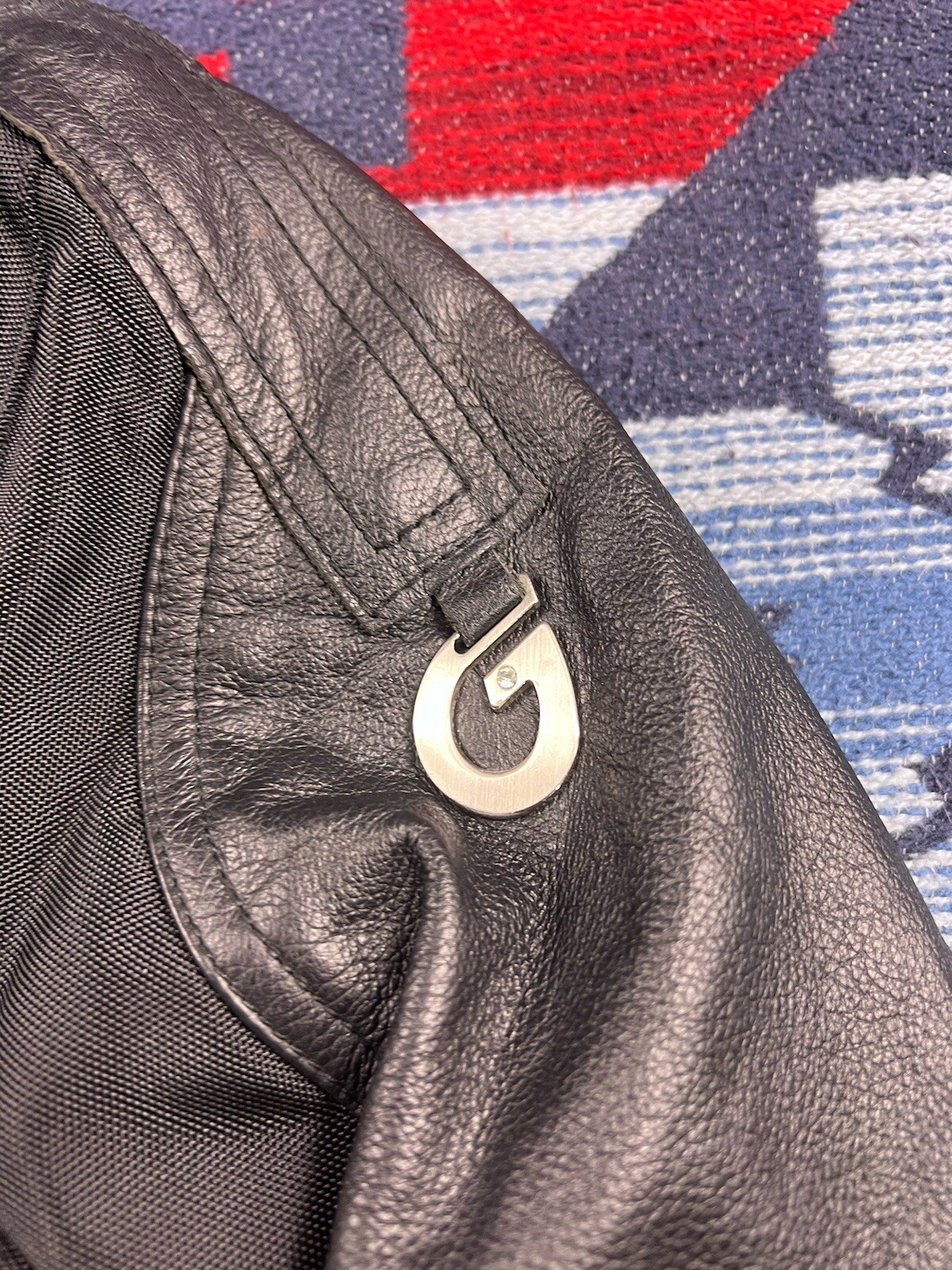 Hein Gericke Echt Leder Sz 4Biker Café Leather Padded Jacket VTG Women's Small