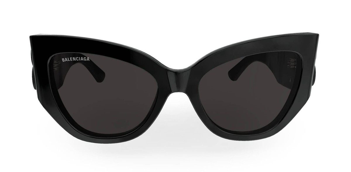 Balenciaga BB0322S Black/Grey (001) Sunglasses | eBay