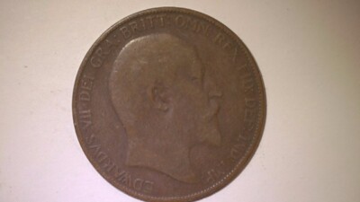 1905 Great Britain 1 Penny - Edward VII - 31mm 10264