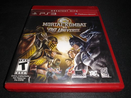 Jeu PS3 : Mortal Kombat Vs DC Universe – Édition Collector PAL FR – Disque Comme Neuf