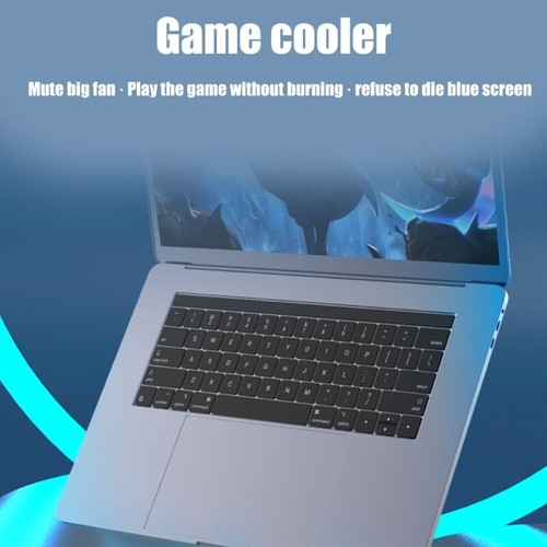 Laptop Cooling Stand Adjustable 2 Port USB Hub for 11-18inches Laptops Notebook - Bild 7 von 8