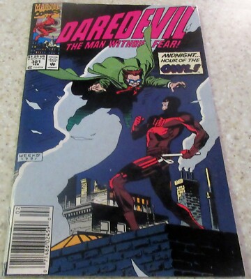 Daredevil 301 (NM- 9.2) 1992 The Owl, Now only $4.49