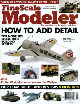 Dealer Dave Magazines FINE SCALE MODELER, SEPTEMBER 2012, NICE BACK ISSUE (168)