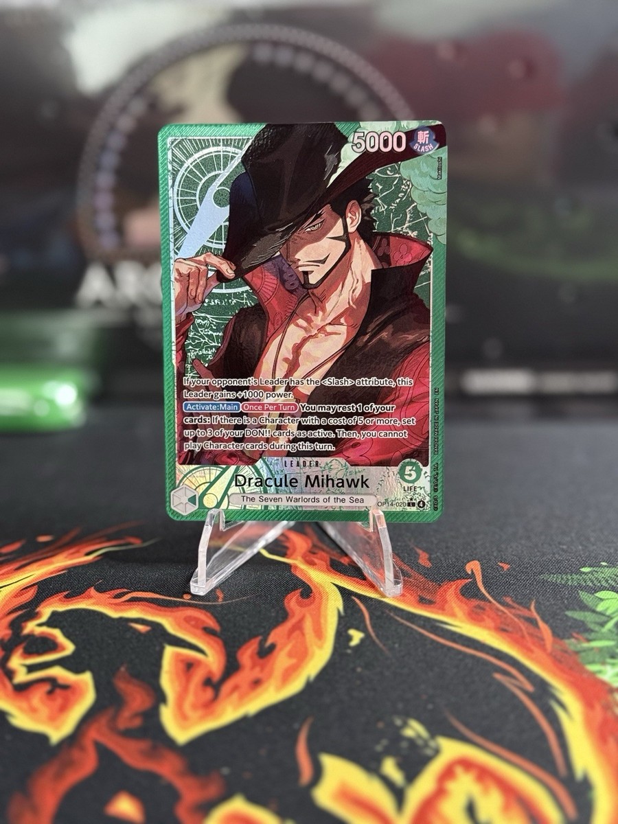 Dracule Mihawk - OP14-020 (Alternate Art) OP14-020 The Azure Sea's