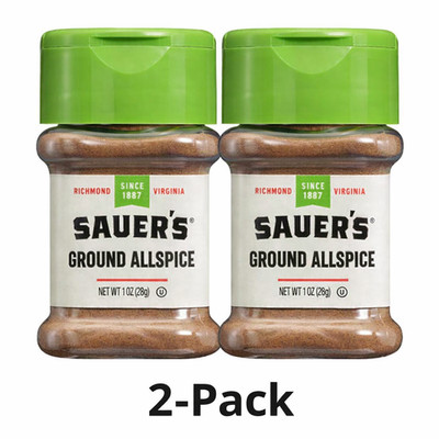 2 Sauer's  Brand Ground Allspice 1oz ~ 2 Pack