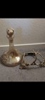 Crystal mounted decanter with grape and vine decoration — photo 4