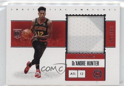 2019 Panini Encased Substantial Swatches Rookies 130/199 De'Andre Hunter RC 1s6p