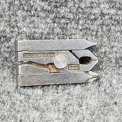 Swiss + Tech Micro-Tech 6-in-1 Multi Tool 1.75'' Folding Pliers Stainless Steel