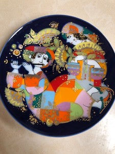 Rosenthal Studio Line Germany Bjorn Winblad Motiv V Porcelain Wall Plate