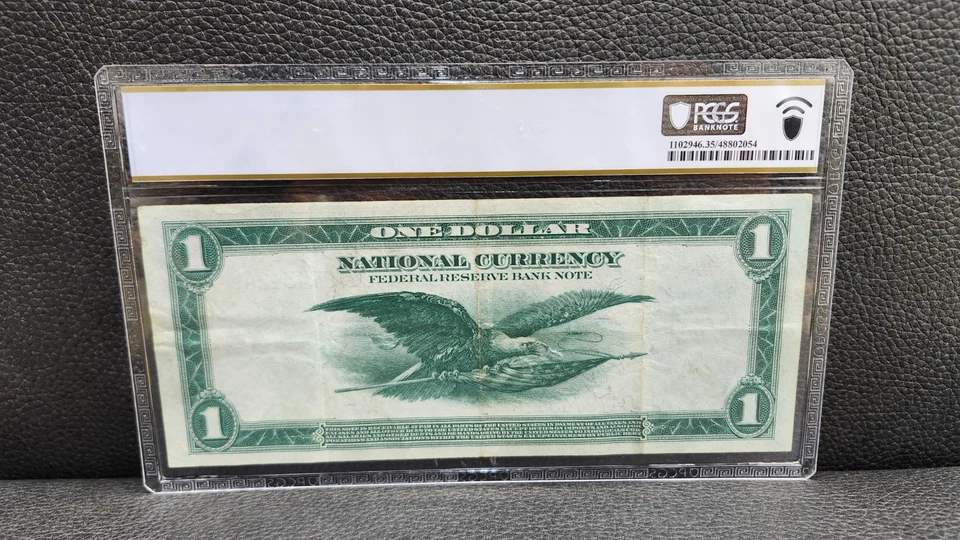 SC 1918 $1 Fr.717 Philadelphia, PA FRBN PCGS 35 CHOICE VF - Image 4 of 4