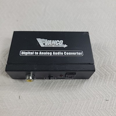 Vanco digital to analog audio converter (no power cord) tested