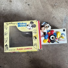 Vintage Walt Disney Mickey Mouse Flash Camera Instant Load Disney Mickey Used