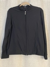 Nike Dri-Fit Kids Black Zip Up Jacket Size XL 16-18 EUC