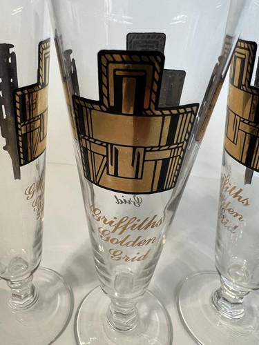 Occhiali MCM Griffiths Golden Grid Pilsner USA design meccanico innovazione RARI! - Foto 5 di 23
