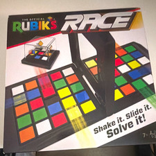 Rubik's Race Sliding Tile Strategy Brain Teaser Puzzle Game, Plastic, Ages 7 