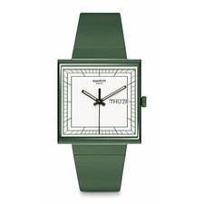 Image of Swatch WHAT IF…GREEN? Wristwatch SO34G700