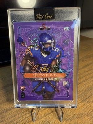Ashton Jeanty Travis Hunter Back To Back 1/1 Wild Card Jackpot Purple Mojo