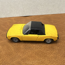 Solido Porsche 914/6 1970 Yellow/Black 1:43 Scale Diecast Car