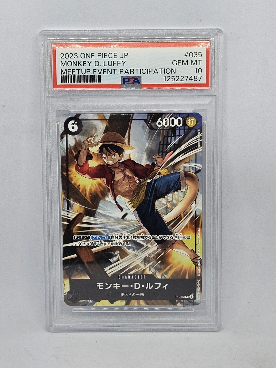 Monkey.D.Luffy P-035 One Piece Promotion Cards for sale | eBay