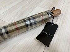 BURBERRY LONDON Folding Umbrella Nova Check Beige New 10300